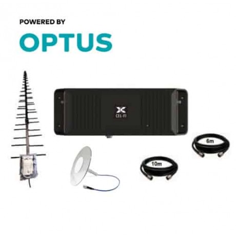 Cel-Fi GO2 Optus – Building Pack w/ Pulse Ultrathin Clear